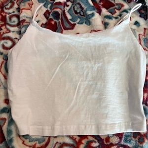 white cropped tank top!